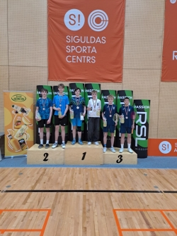 U15 dubultspēlēs pjedestāls